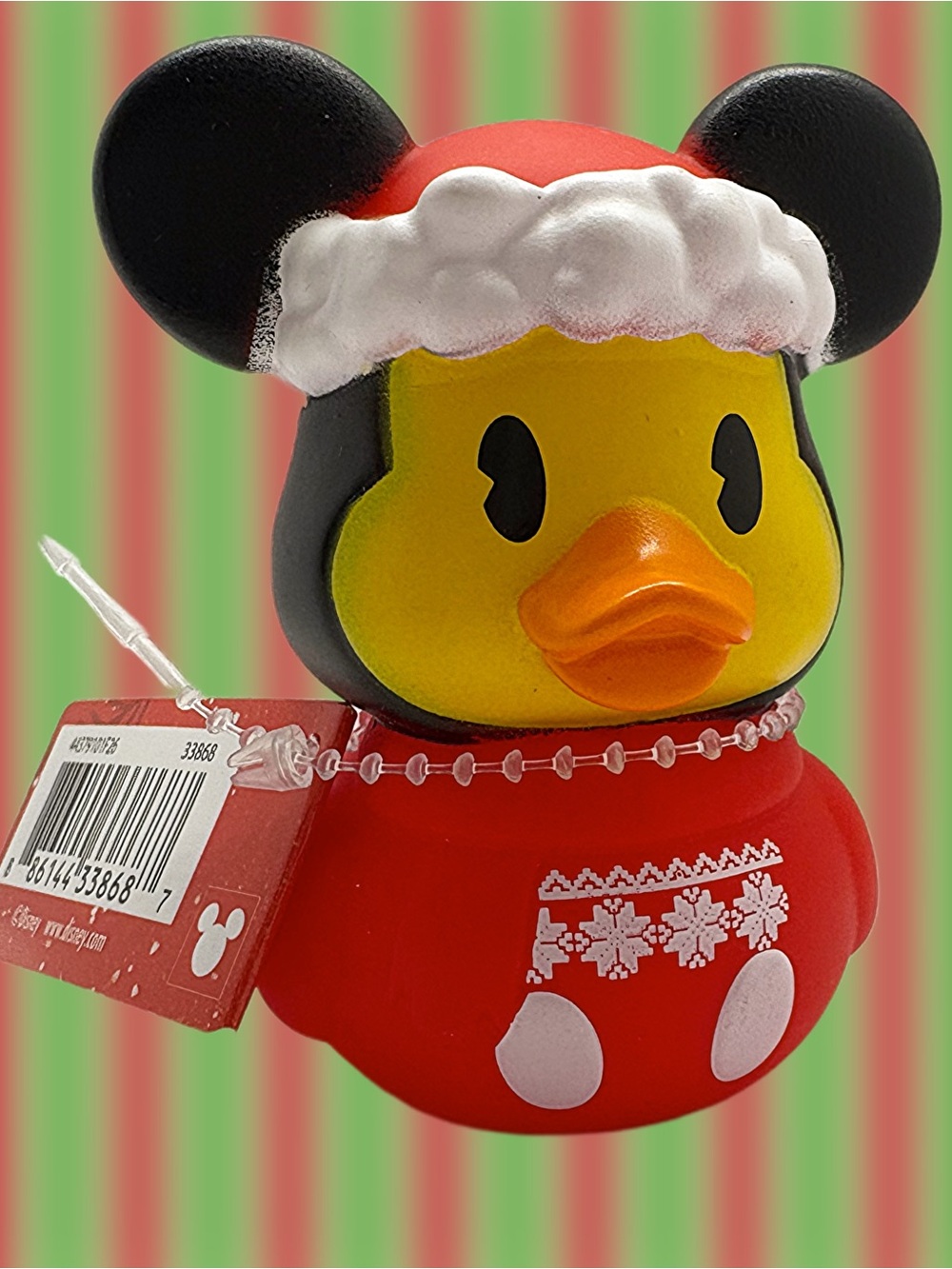Disney Mickey Mouse Rubber Ducky NWT Collectible Christmas Toy